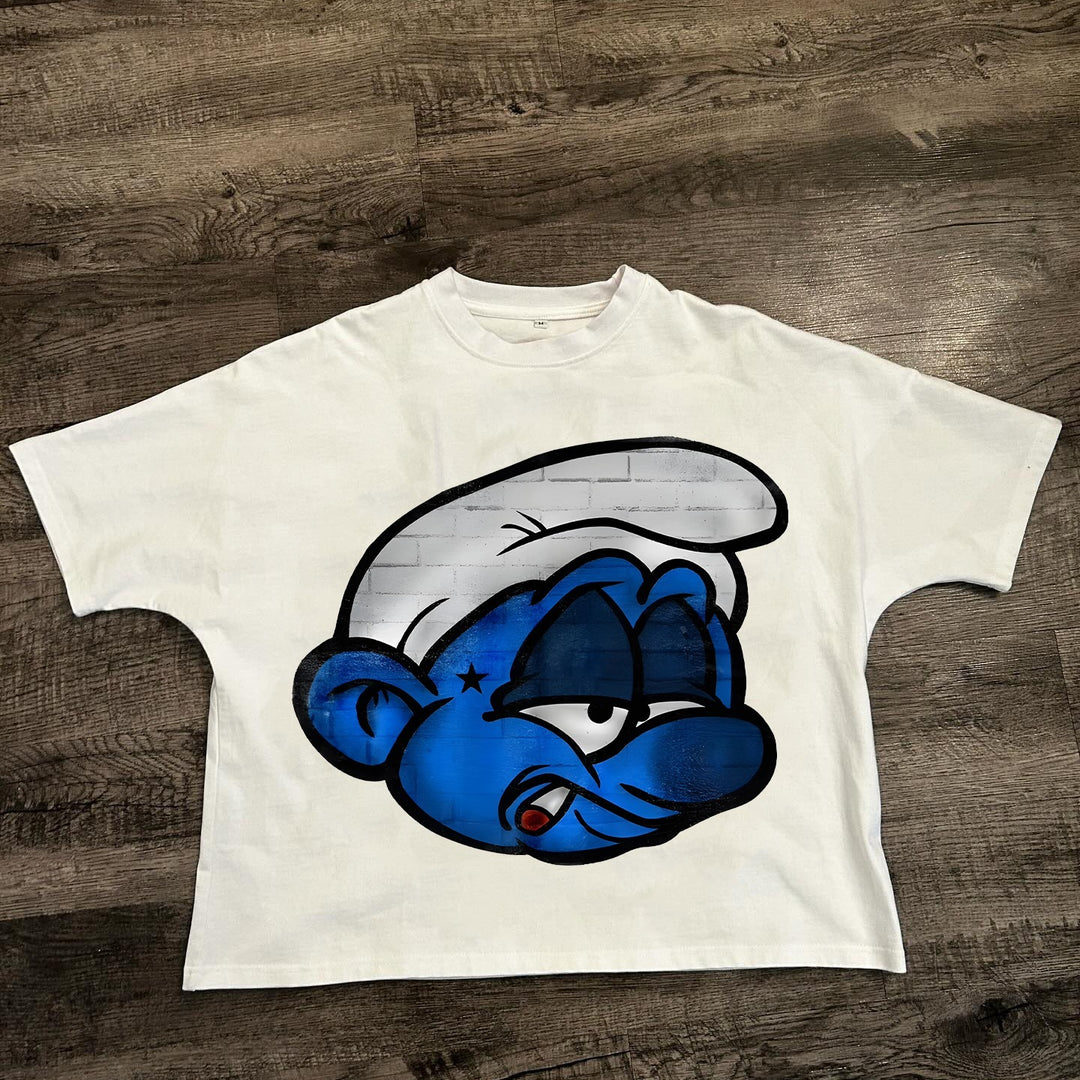 Smurfs print T-shirt