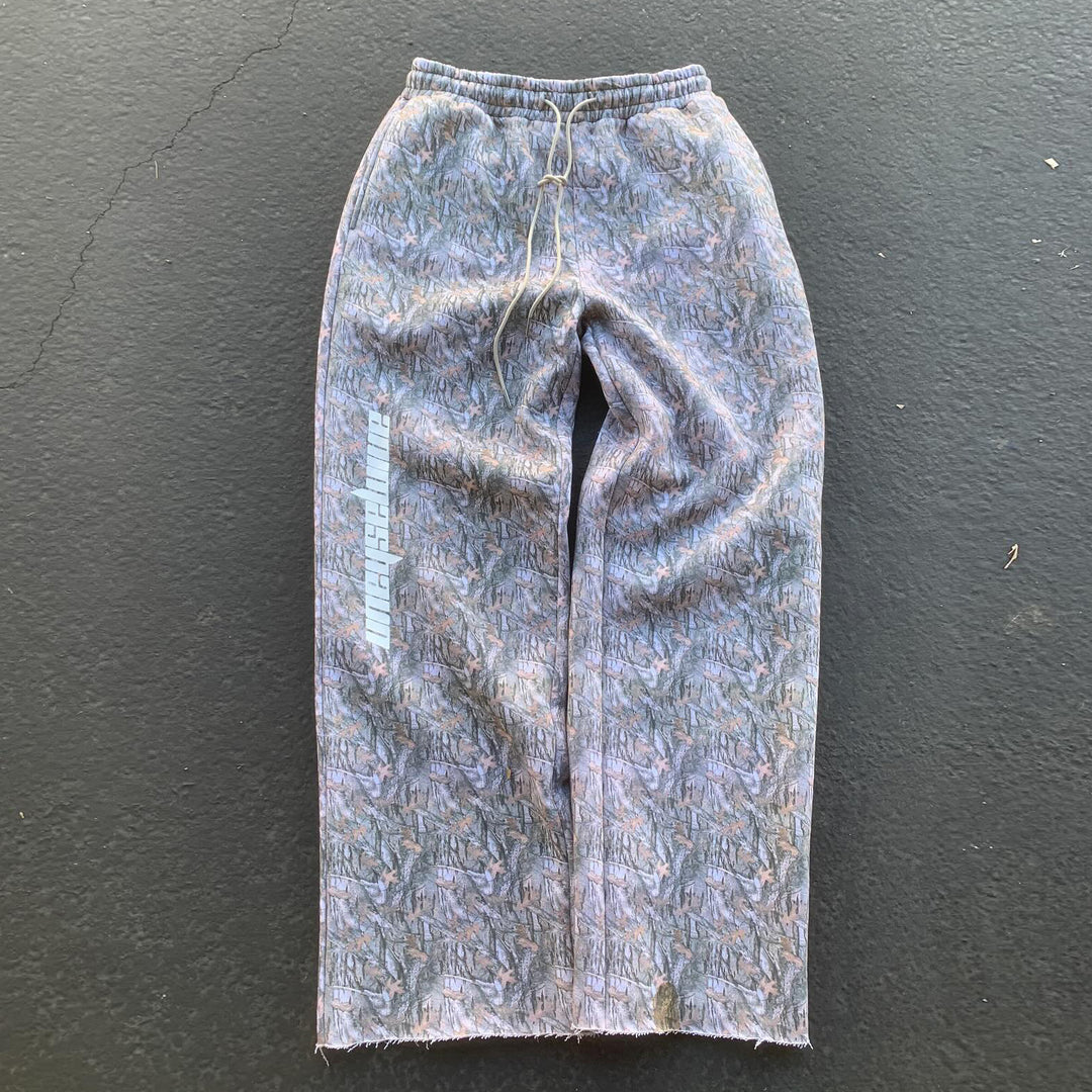 Vintage camouflage sweatpants