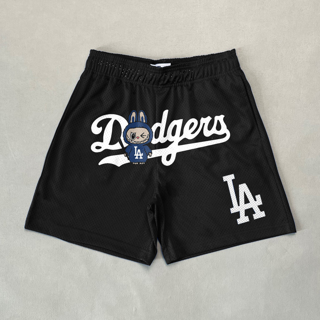 Casual cartoon print sports shorts