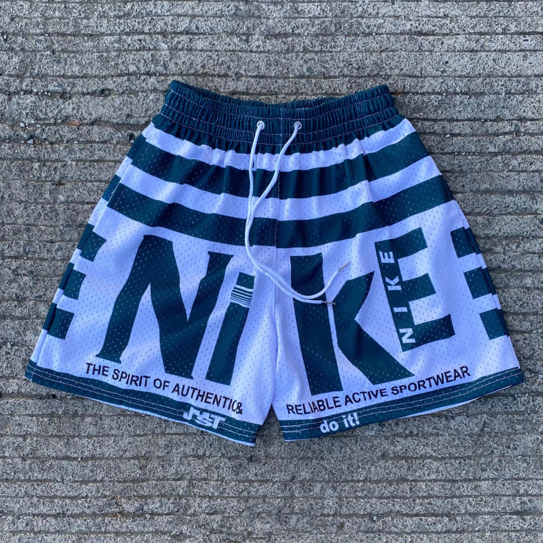 Casual Retro Mesh Basketball Shorts