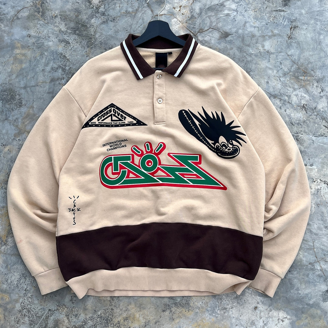 Casual Street Retro Rugby Polo