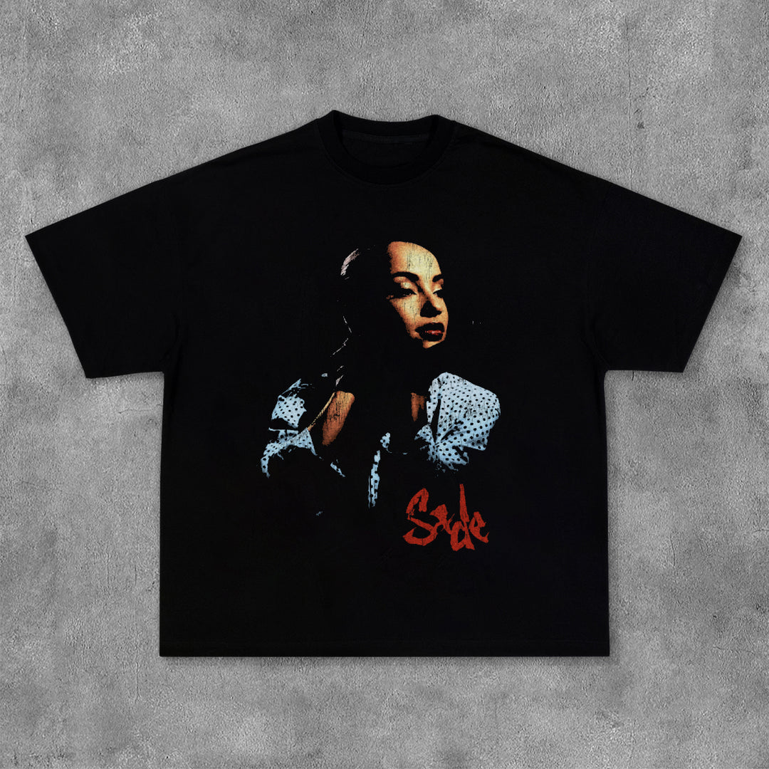 Basic Character Print Short Sleeve T-Shirt