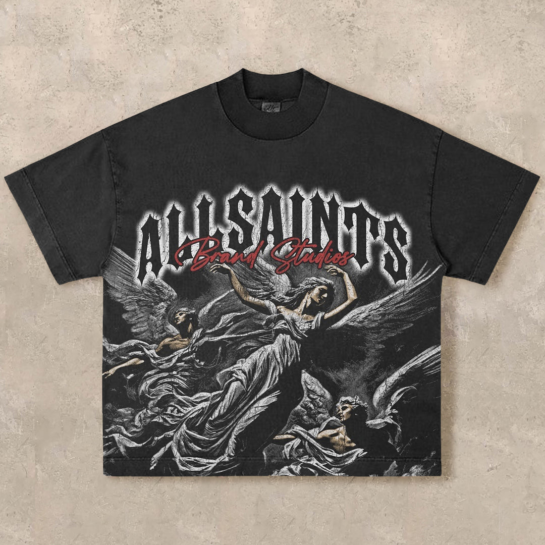 Angel print T-shirt