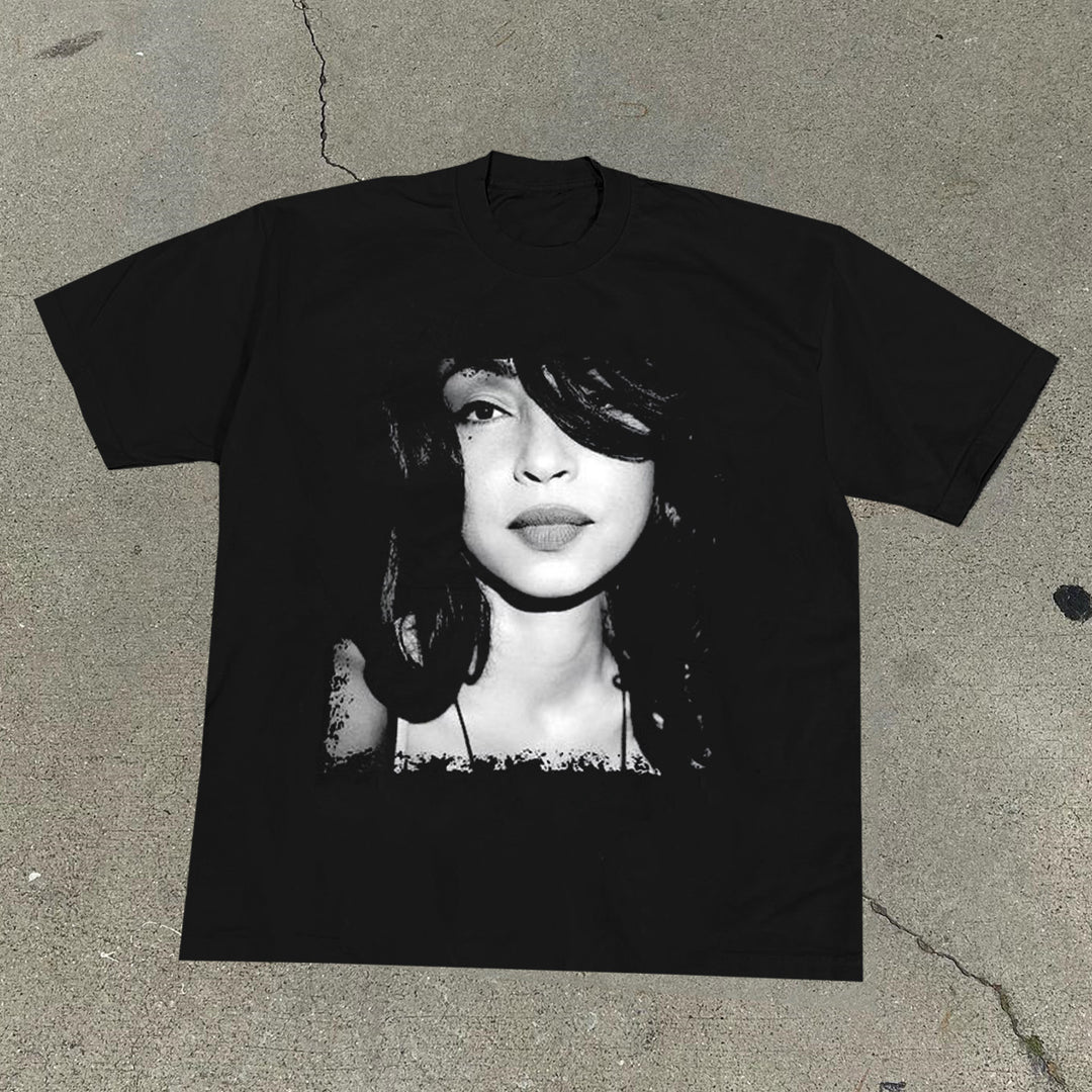 Casual Classic Character Print Short Sleeve T-Shirt