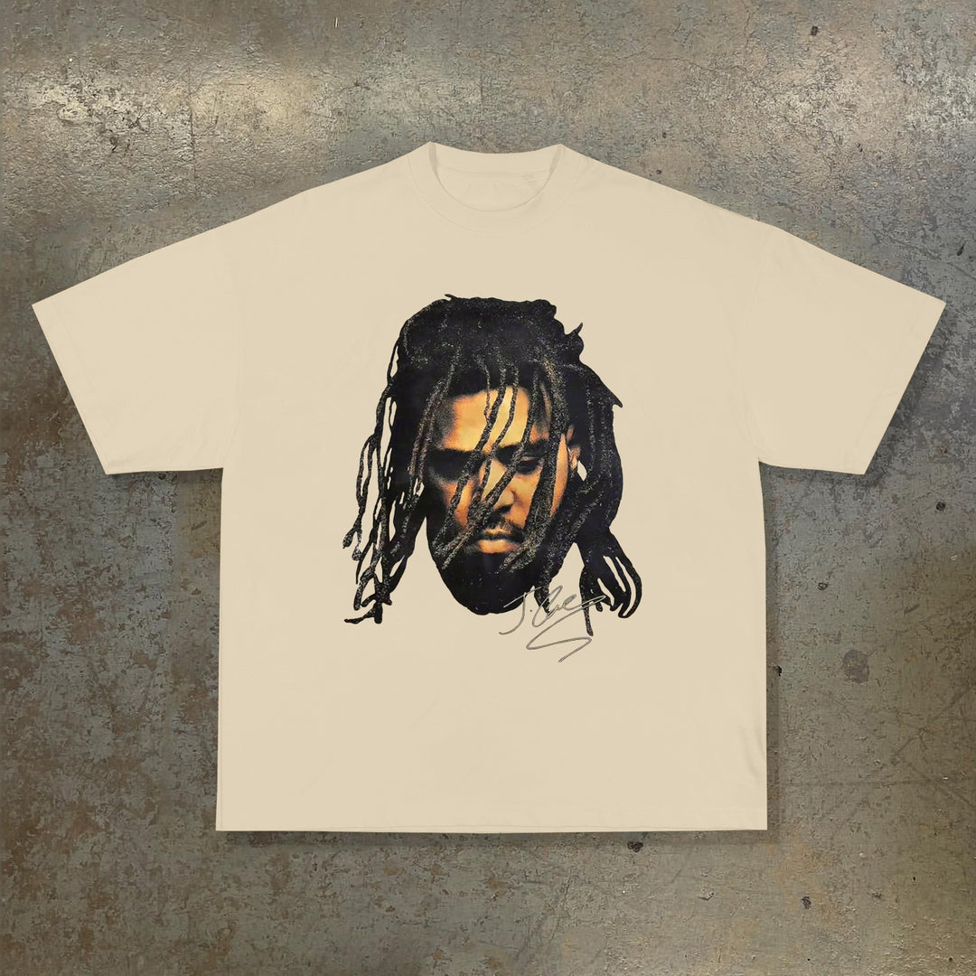 Character Signed Photo Print Short Sleeve T-Shirt