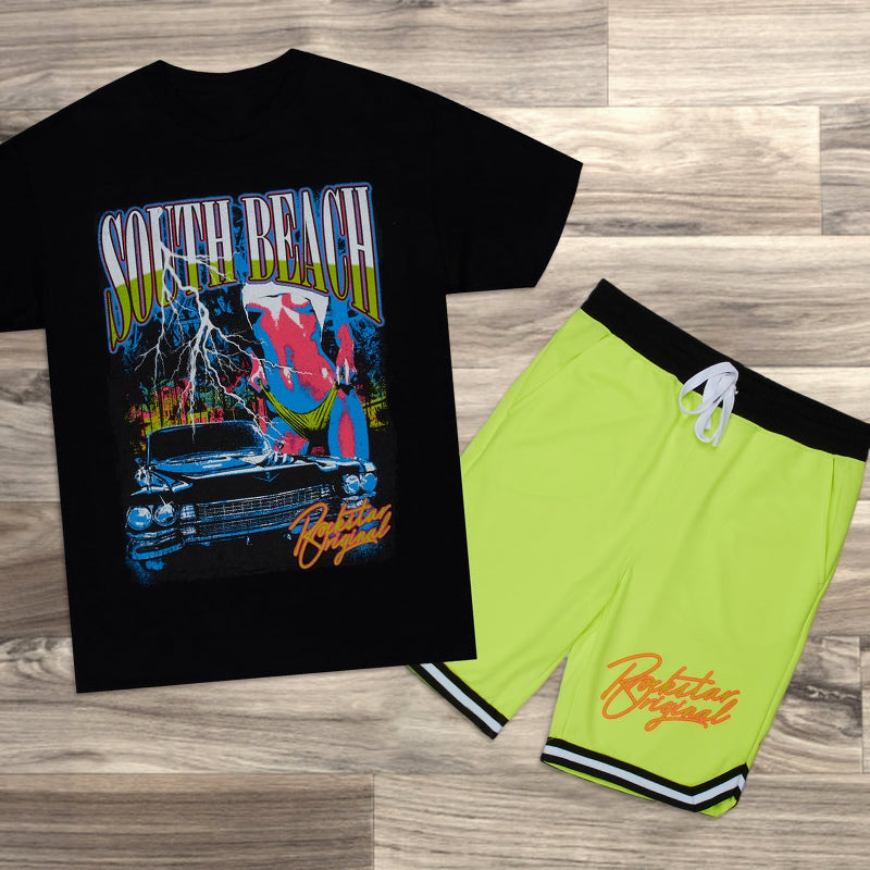 Street Pattern Sports Two-Piece Set