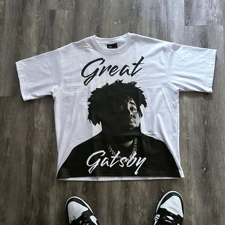 Street Rapper Print T-Shirt
