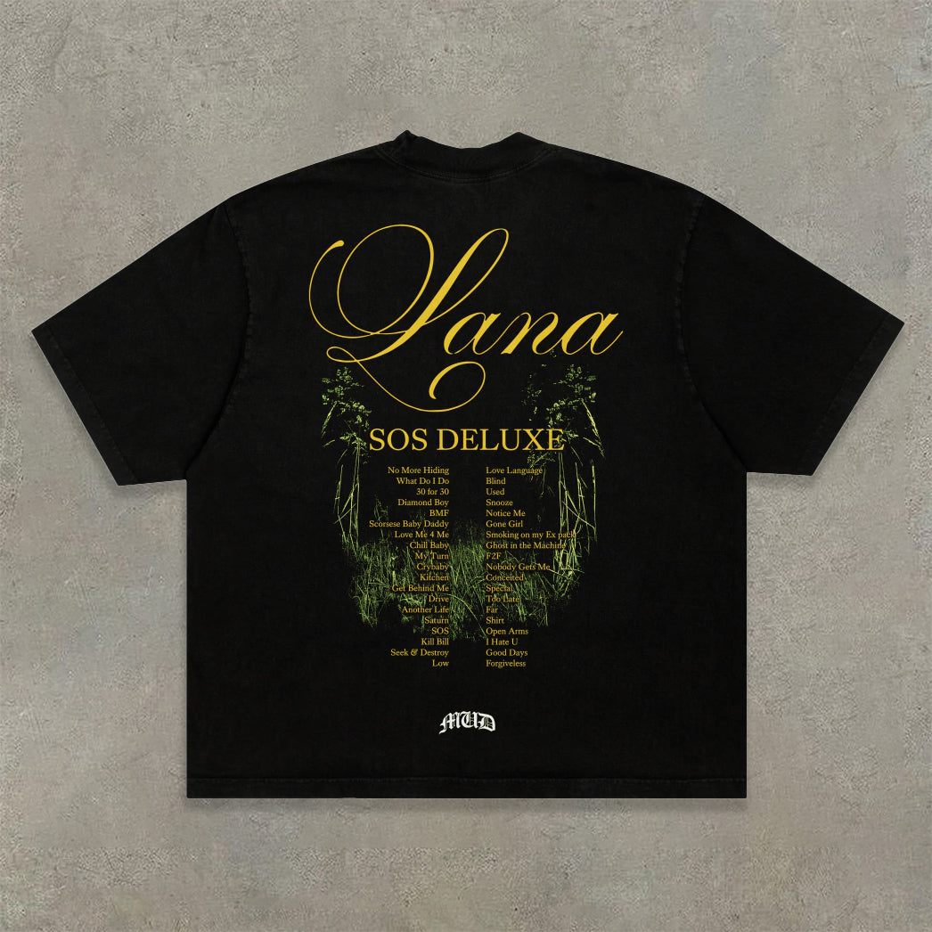 Street Casual Singer Print T-Shirt