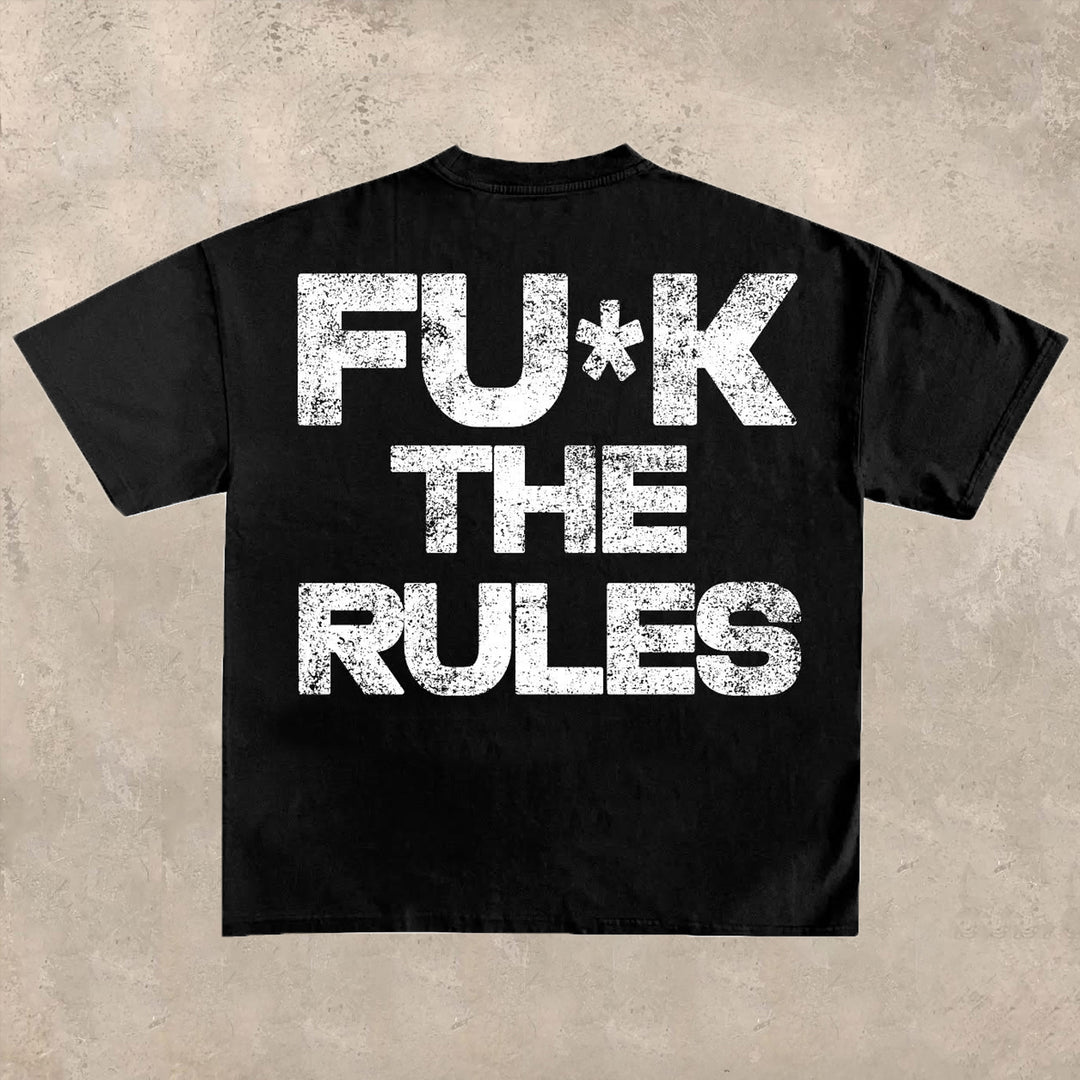 Street Print Crew Neck T-Shirt
