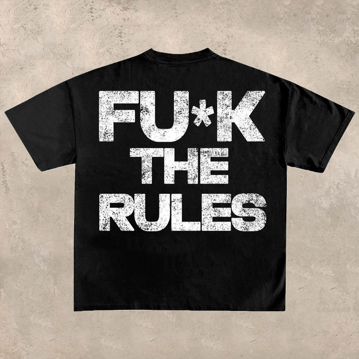 Street Print Crew Neck T-Shirt