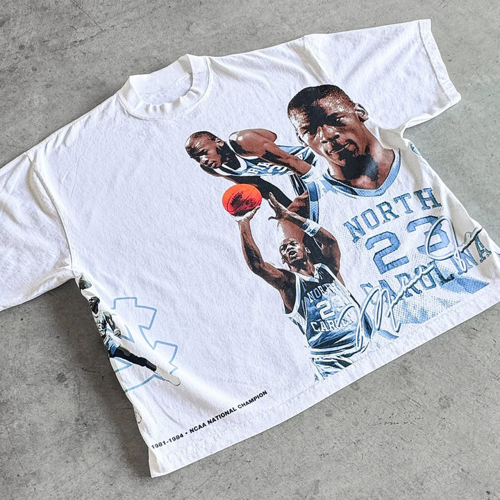 Sports No.23 Print Short Sleeve T-Shirt