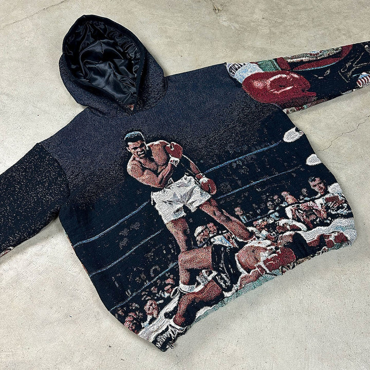 Beat the Rivals Casual Streetwear Tapestry Hoodie