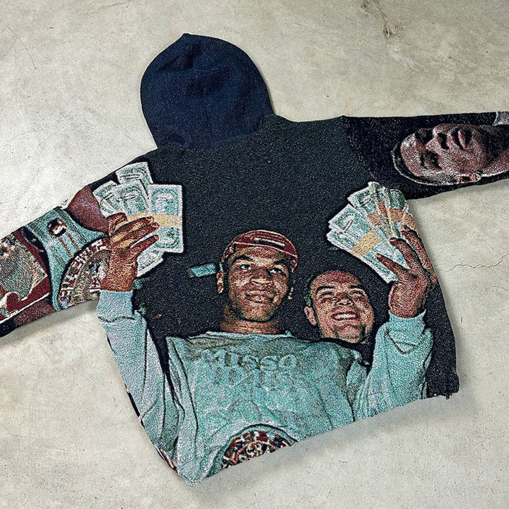 Beat the Rivals Casual Streetwear Tapestry Hoodie