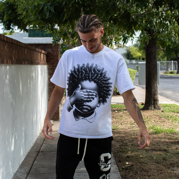 Faith casual street print T-shirt