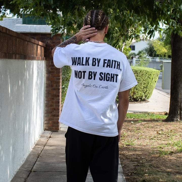 Faith casual street print T-shirt
