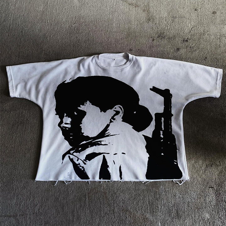 we rich soon print T-shirt