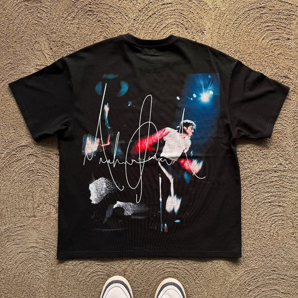 Stylish Character Print Short Sleeve T-Shirt