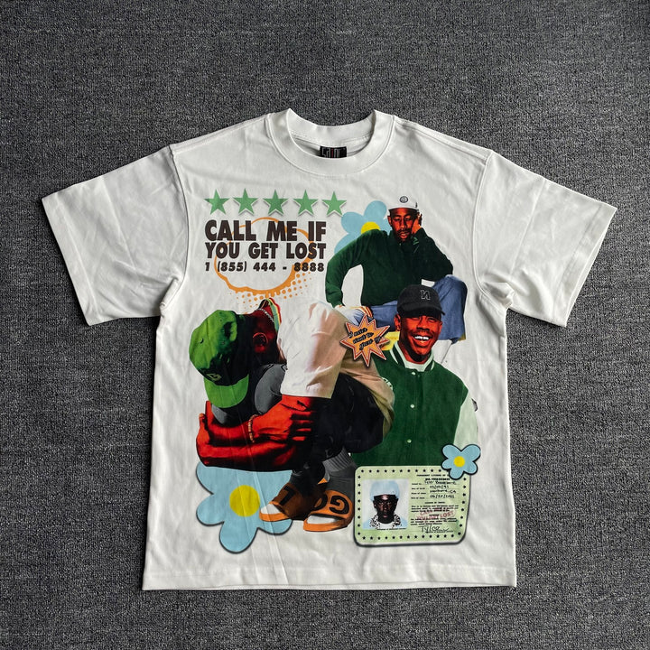 Casual Street Artist Print T-Shirt