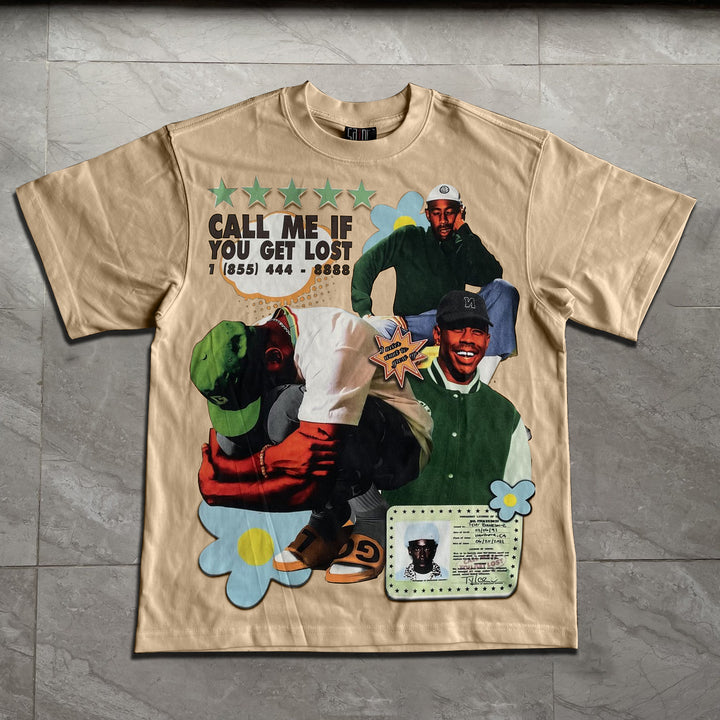 Casual Street Artist Print T-Shirt