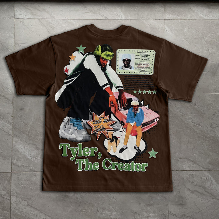 Casual Street Artist Print T-Shirt