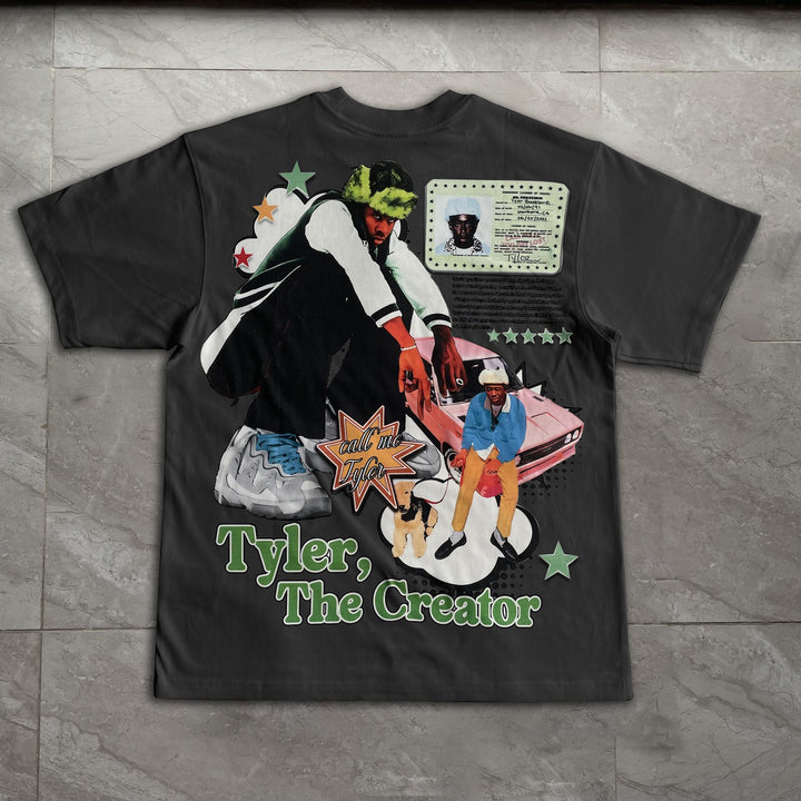 Casual Street Artist Print T-Shirt