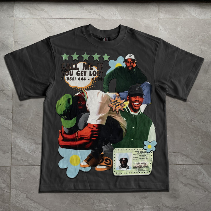 Casual Street Artist Print T-Shirt