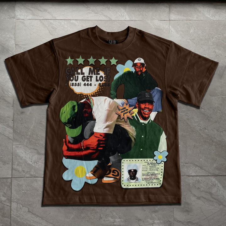 Casual Street Artist Print T-Shirt