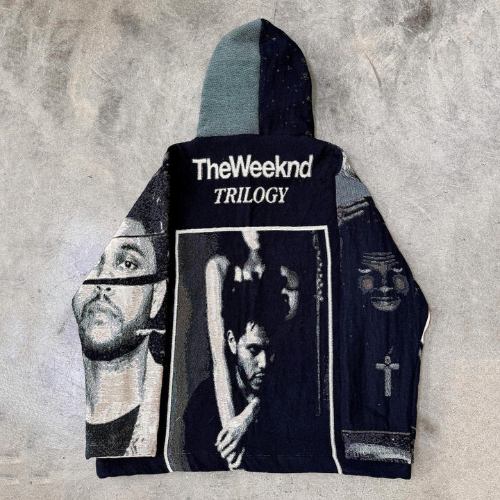 TheWeeknd Trilogy Casual Street Rap Tapestry Hoodie