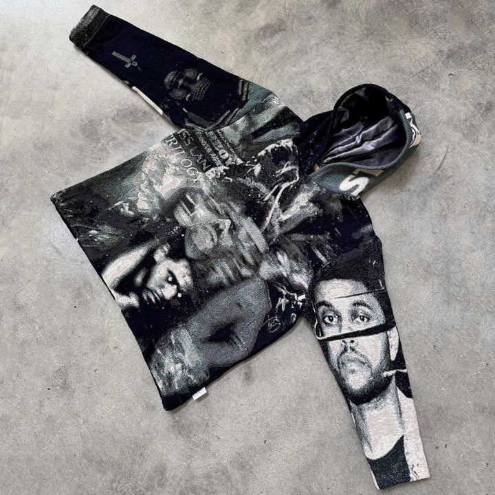 TheWeeknd Trilogy Casual Street Rap Tapestry Hoodie