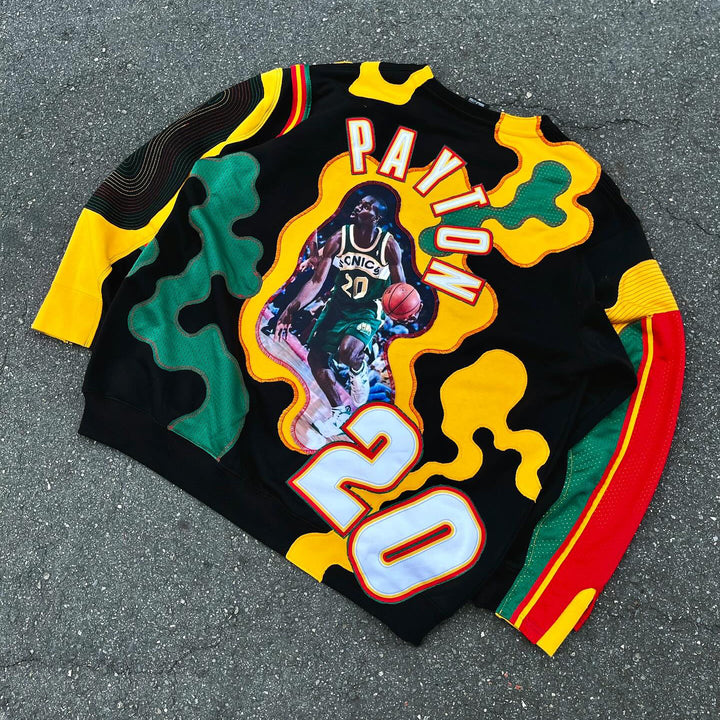 Street Sports Retro Patch Heavy Sweatshirt