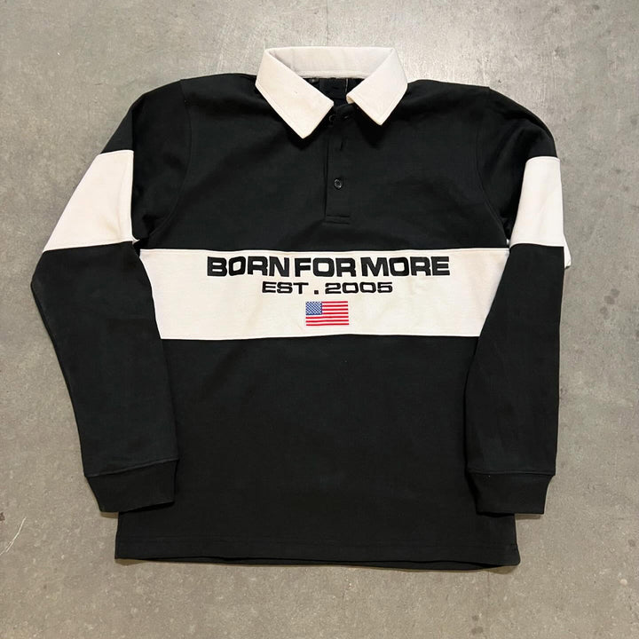 American Stitching Casual Street College Football Polo