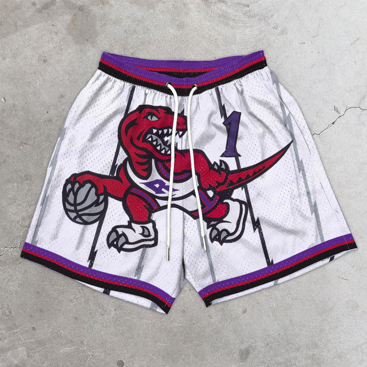 Trendy street print Sports shorts