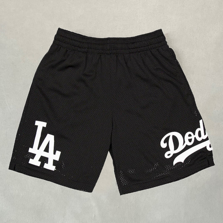 Casual lettering sports mesh shorts