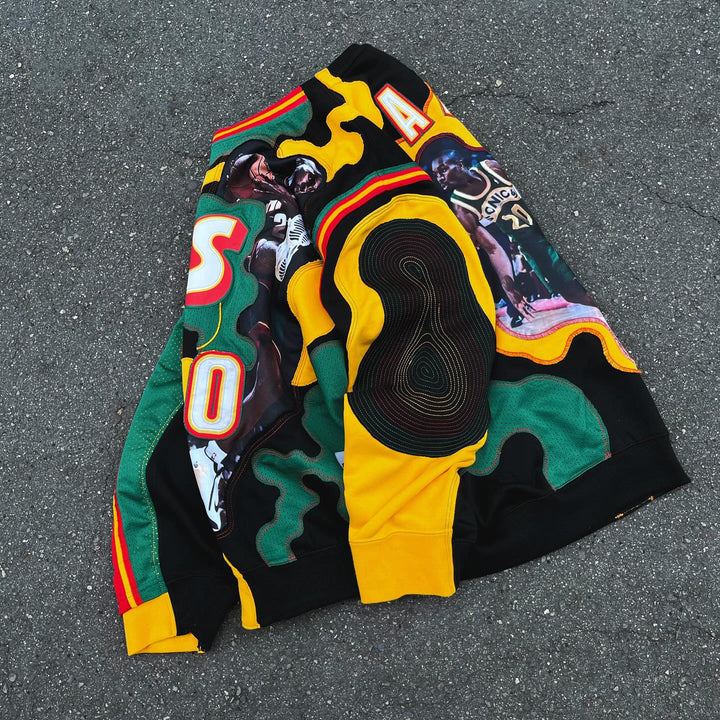 Street Sports Retro Patch Heavy Sweatshirt