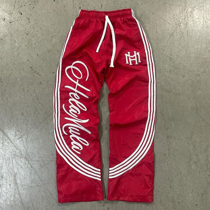 Street stripe quick-drying sweatpants