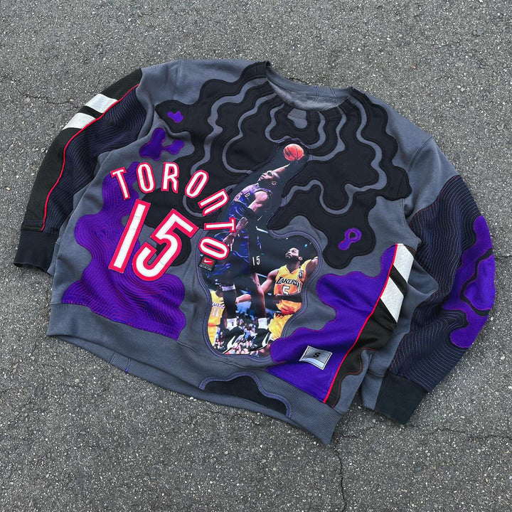 Casual Street Sports Dunk Patch Sweatshirt