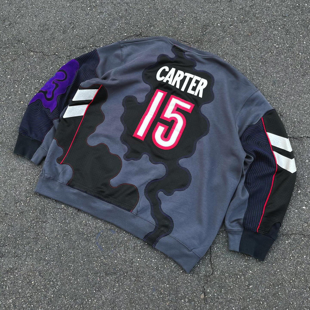 Casual Street Sports Dunk Patch Sweatshirt