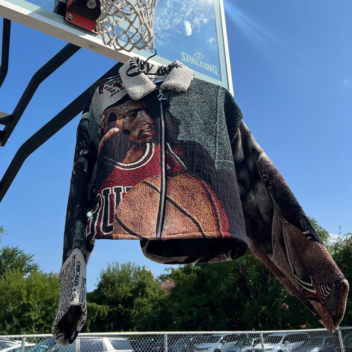 Street Sports Zip-Up Tapestry Jacket