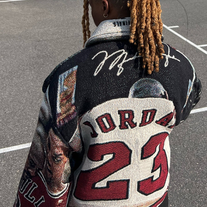 Street Sports Zip-Up Tapestry Jacket