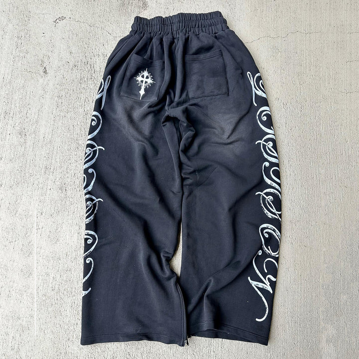 Cross Retro Casual Street Vintage Sweatpants