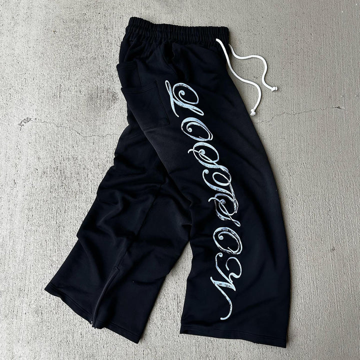 Cross Retro Casual Street Vintage Sweatpants