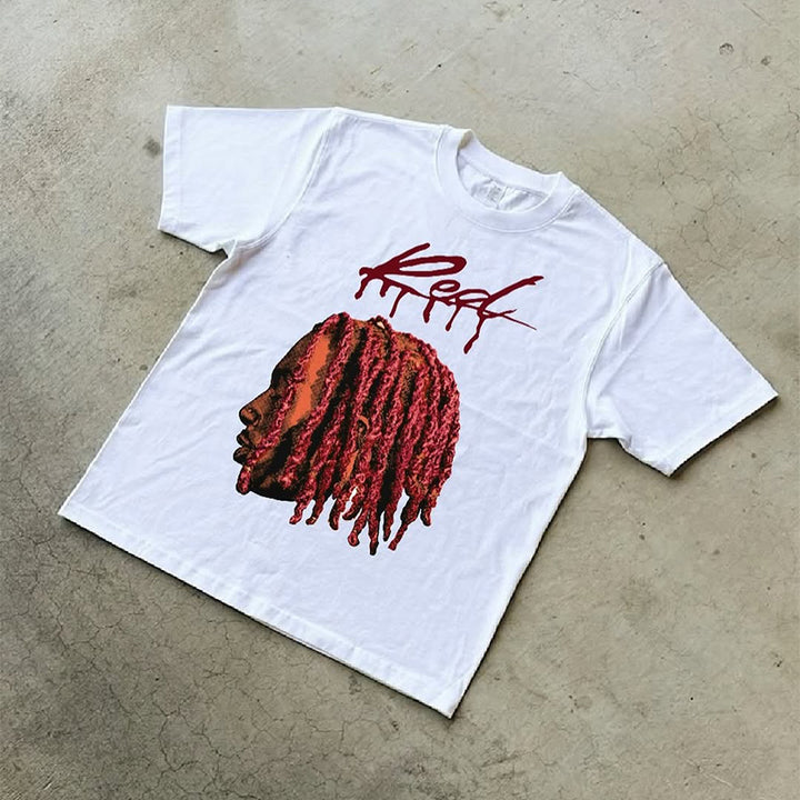 Street Casual Character Print T-Shirt