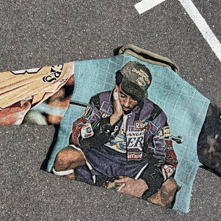 Street Sports Zip-Up Tapestry Jacket