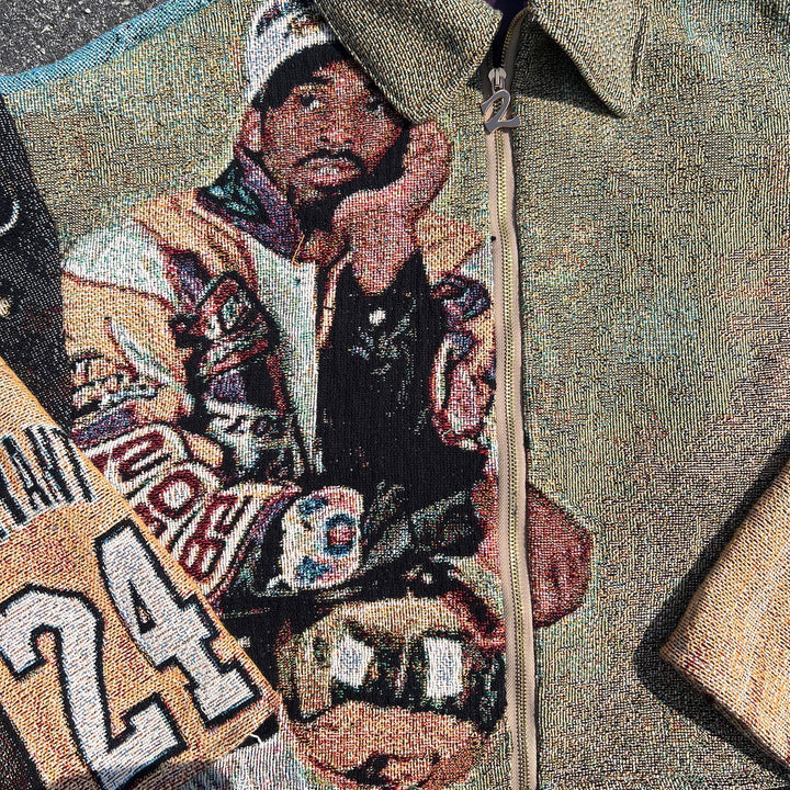 Street Sports Zip-Up Tapestry Jacket