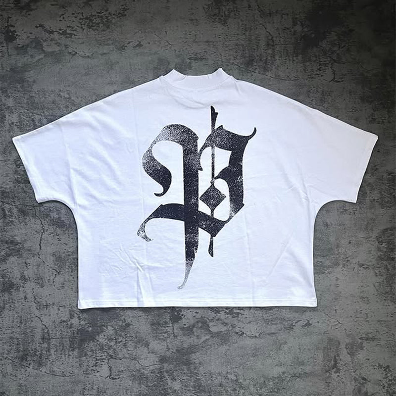 Personalized Street Short Printed One-piece Sleeve T-shirt