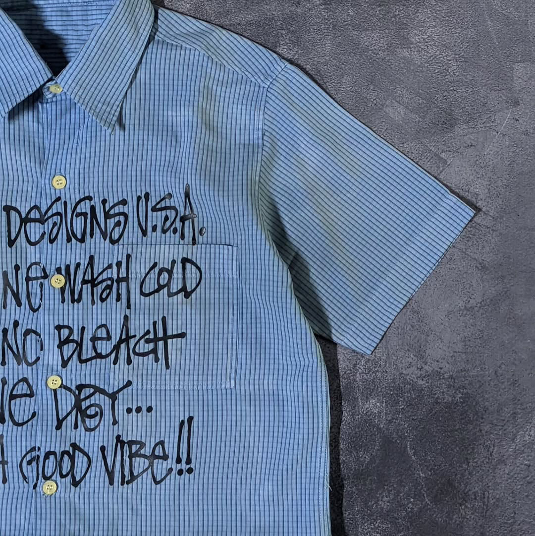 Bible casual street retro work shirt