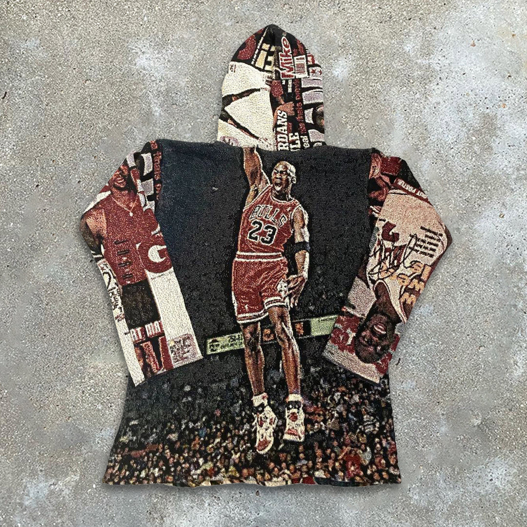 Tapestry Sports Graphic Hip Hop Hoodie