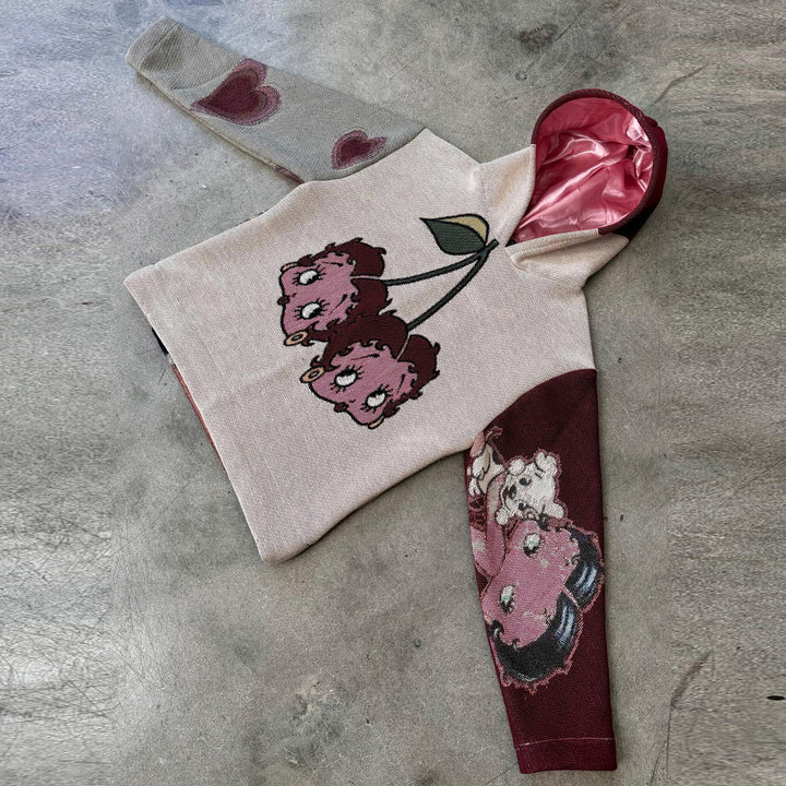 Stylish Cherry Tapestry Hoodie