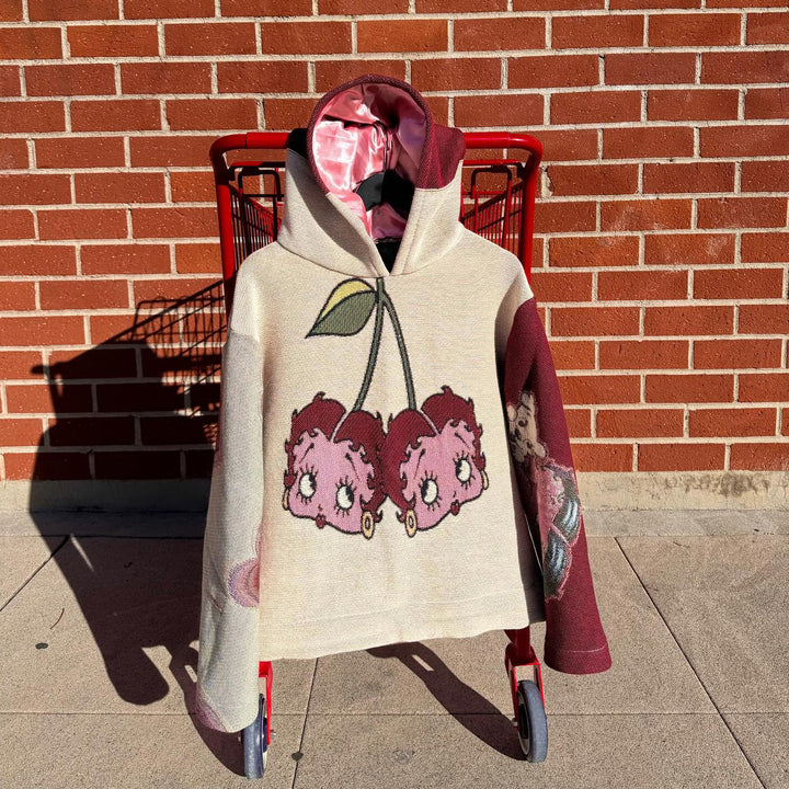 Stylish Cherry Tapestry Hoodie