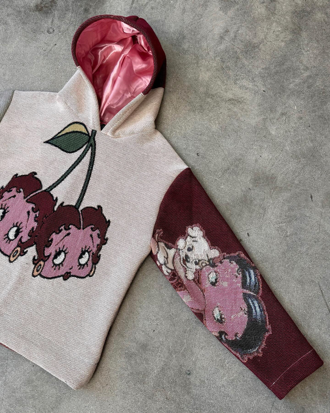 Stylish Cherry Tapestry Hoodie